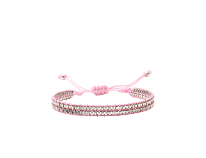 Bracelet Miyuki Tila Verre Tissé Camel