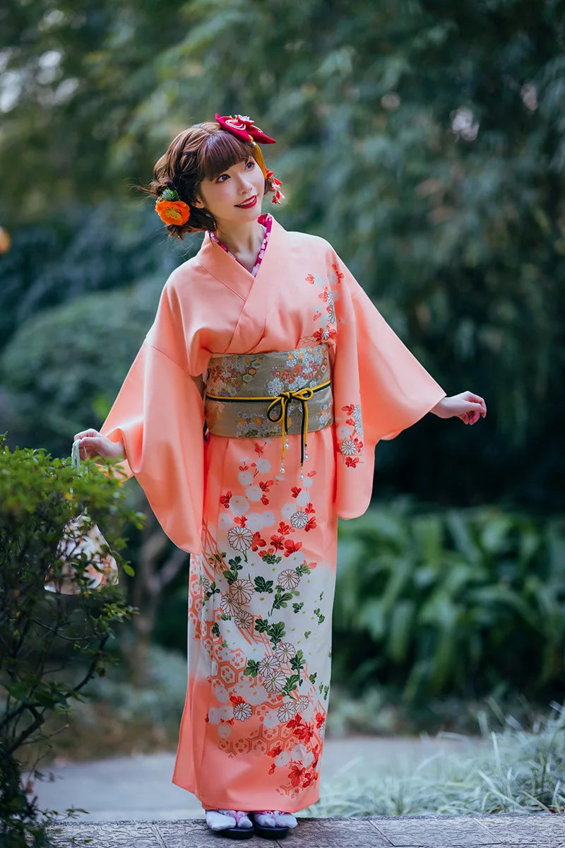 Authentique Kimono Japonais Traditionnel