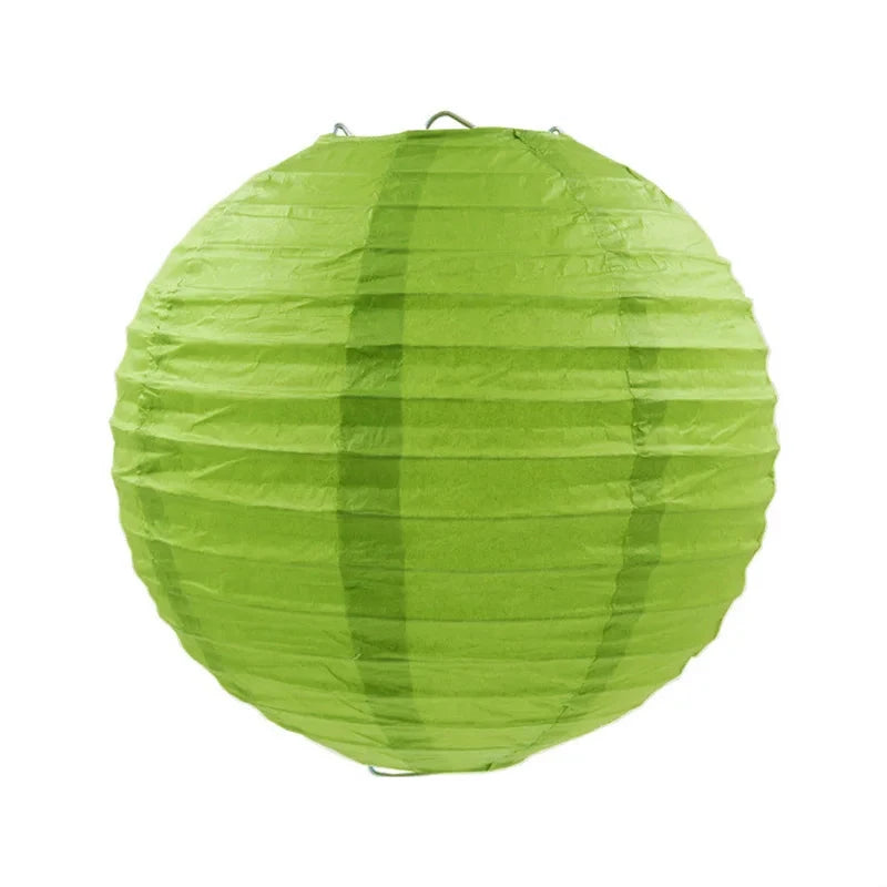 Boule Japonaise en Papier Verte de décoration