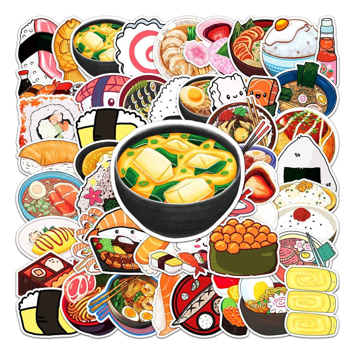 Stickers repas japonais