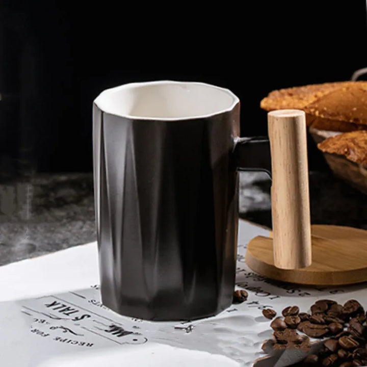 Mug Japonais Épuré Noir 