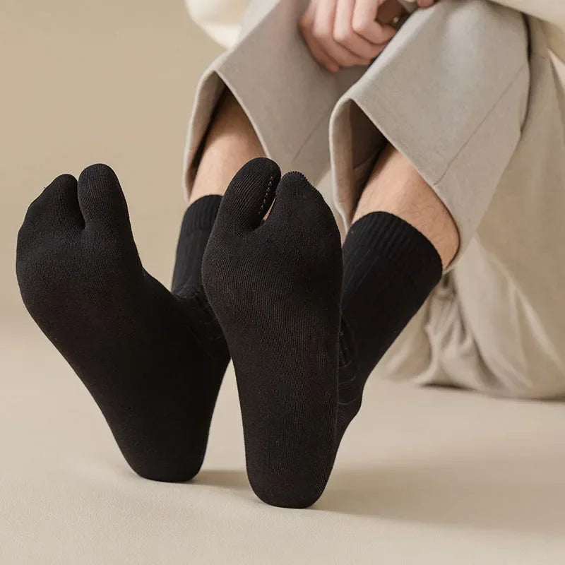 Chaussettes Japonaises Tabi Uni Noir