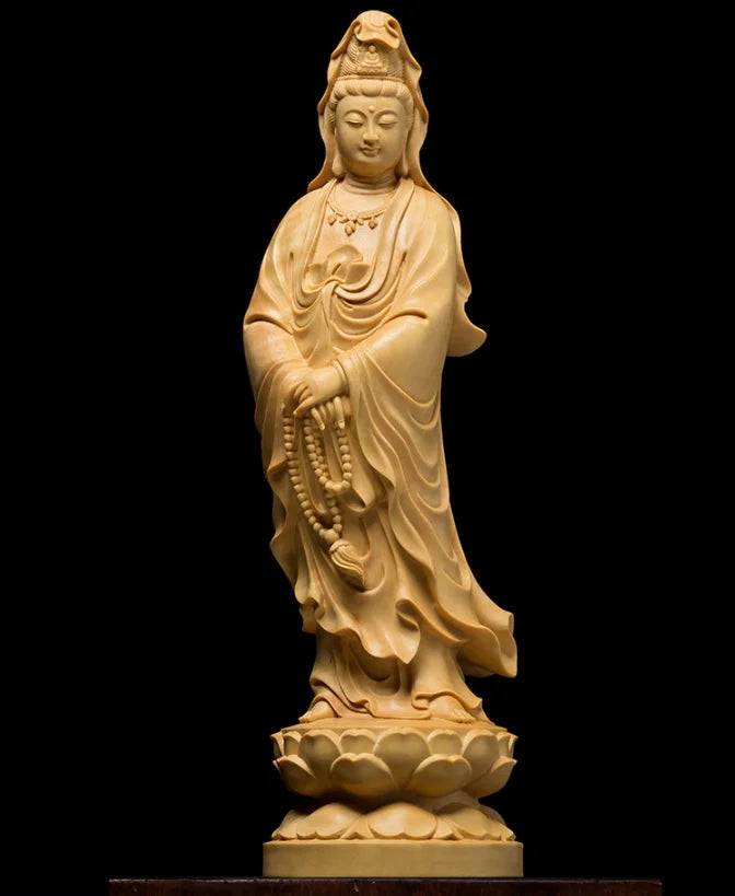 Statue Japonaise Guan Yin Sculptural