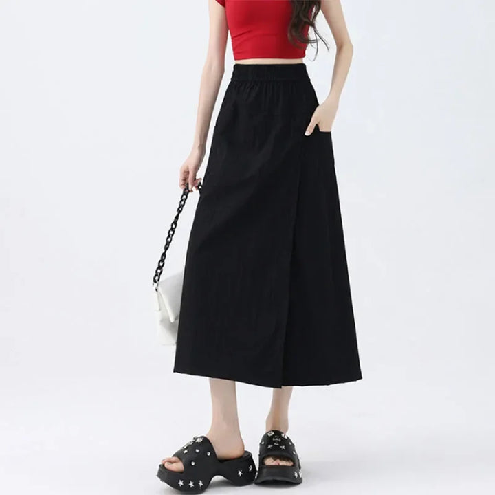 Pantalon Jupe Japonais Femme Cool