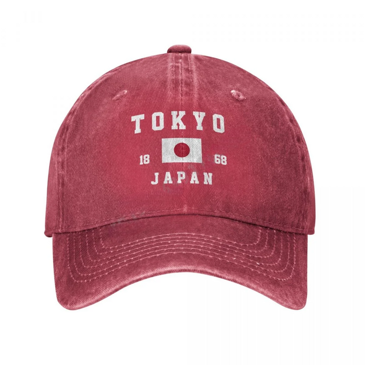 Casquette Japon Rouge