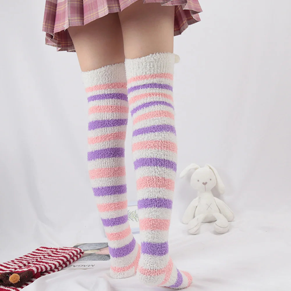 Chaussettes Hautes Kawaii Hiver