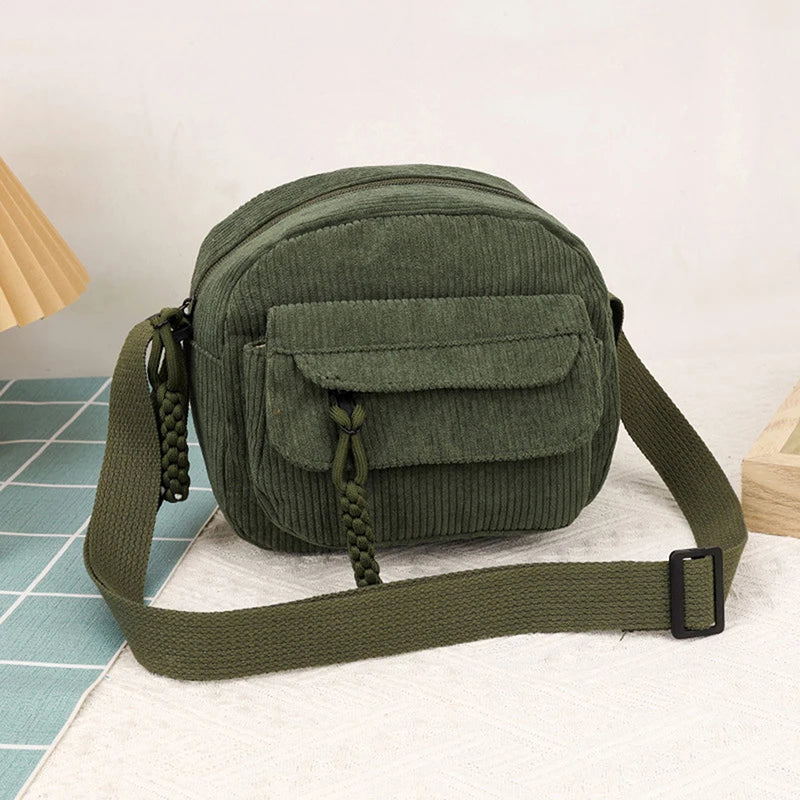 Petit Sac à Bandoulière Japonais Vert