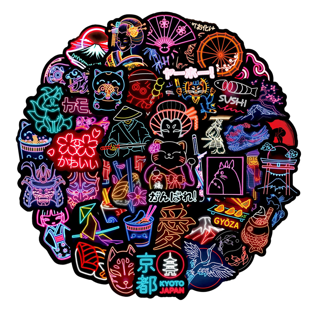 Stickers Japonais Kyoto Design