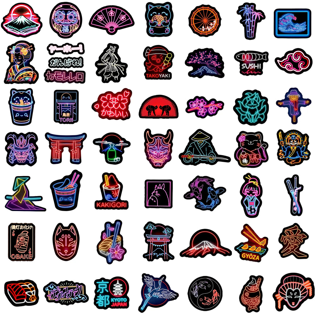 Stickers Japonais Kyoto Style