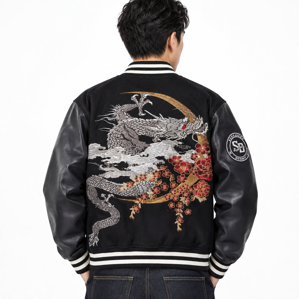 Sukajan Bomber Jacket raffiné