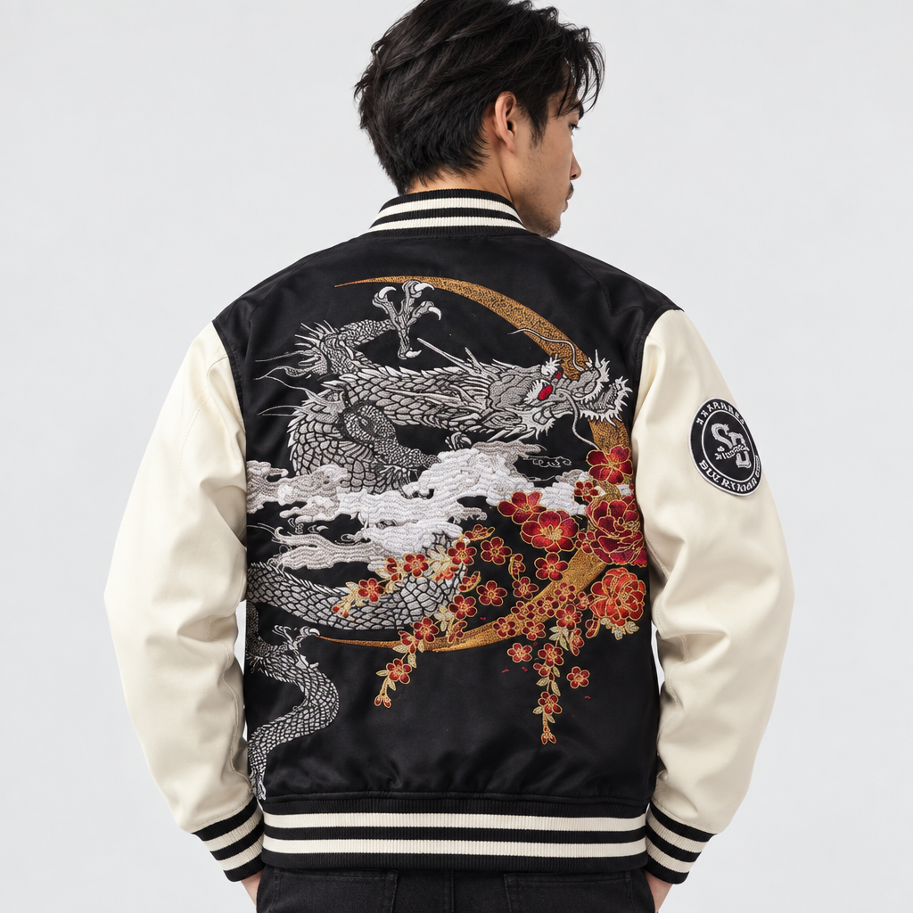 Sukajan Bomber Jacket traditionnel