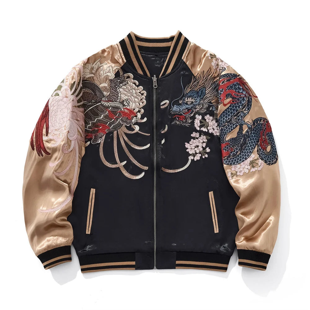 Sukajan Brodé Bicolore Chic