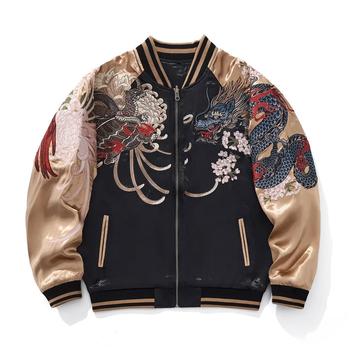 Sukajan Brodé Bicolore Chic