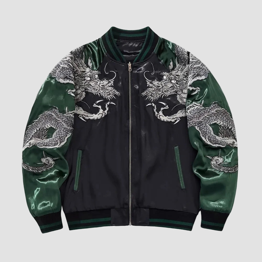 Sukajan Dragon Brodé Design