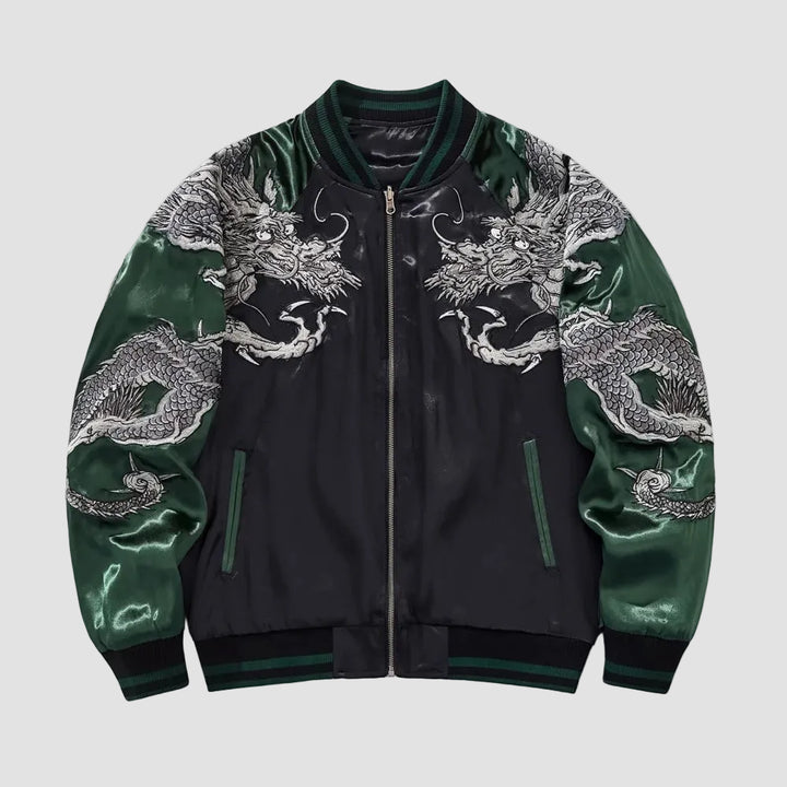 Sukajan Dragon Brodé Design