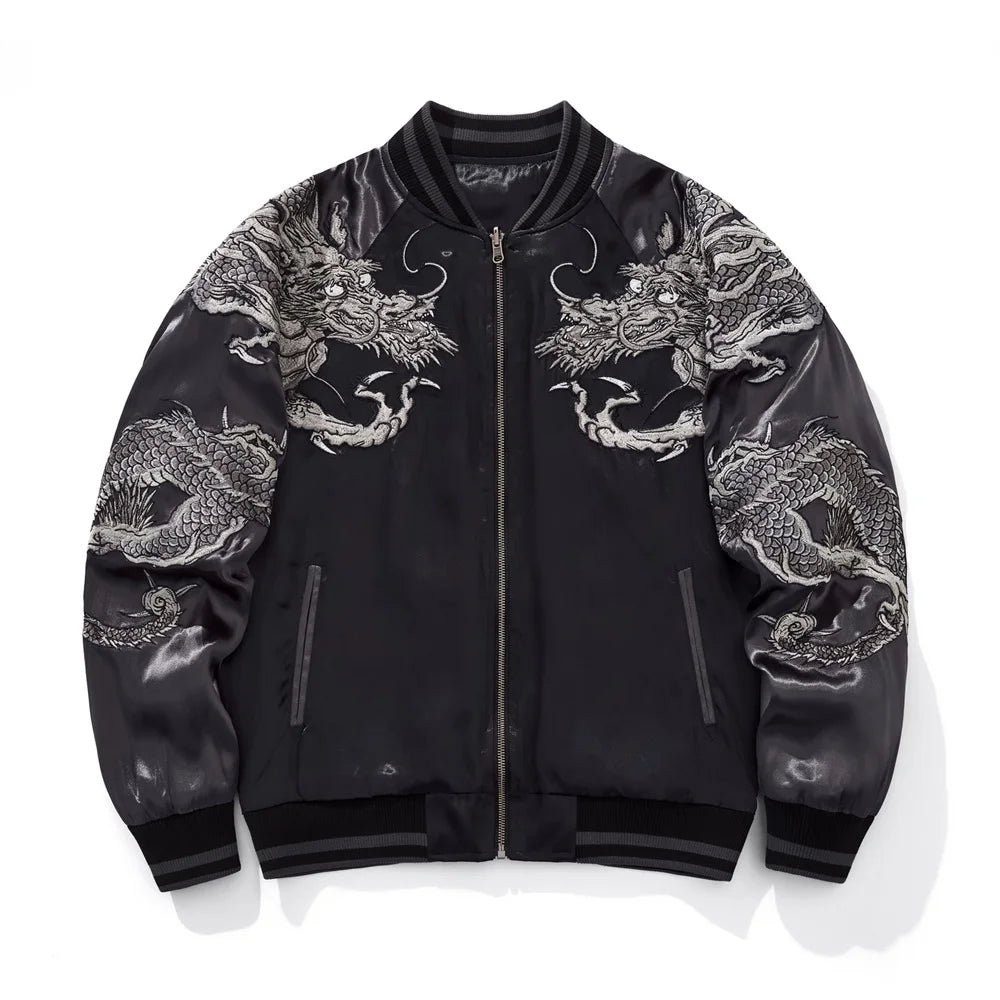 Sukajan Dragon Brodé Design Chic