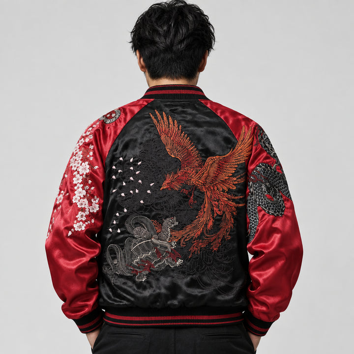 Sukajan Jacket Original rouge