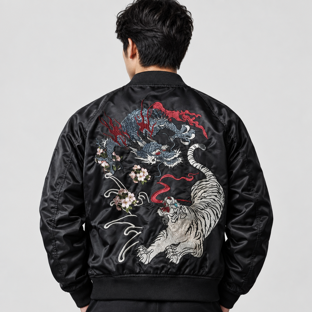 Sukajan Jacket Tiger japonais