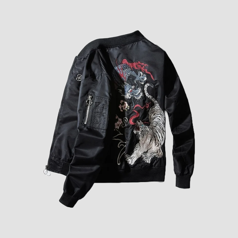 Sukajan Jacket Tiger majestueux