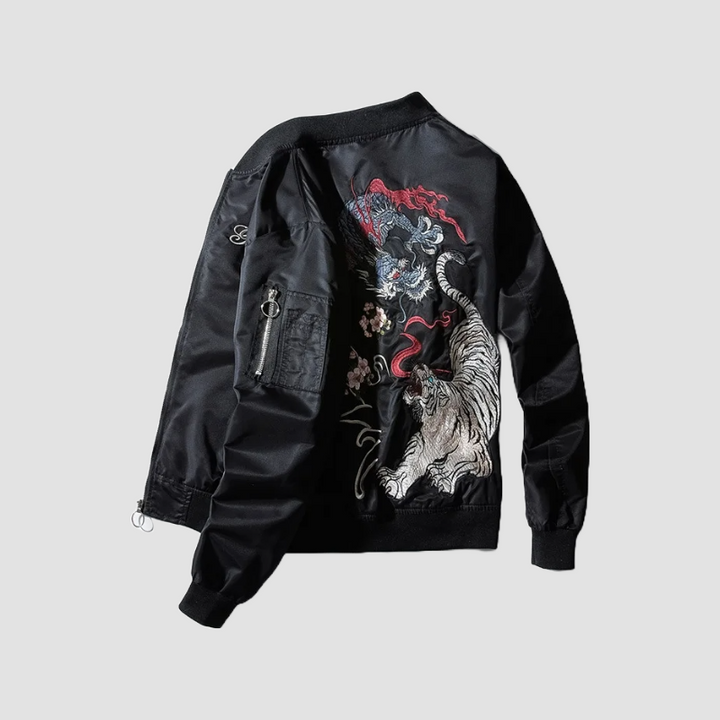 Sukajan Jacket Tiger majestueux