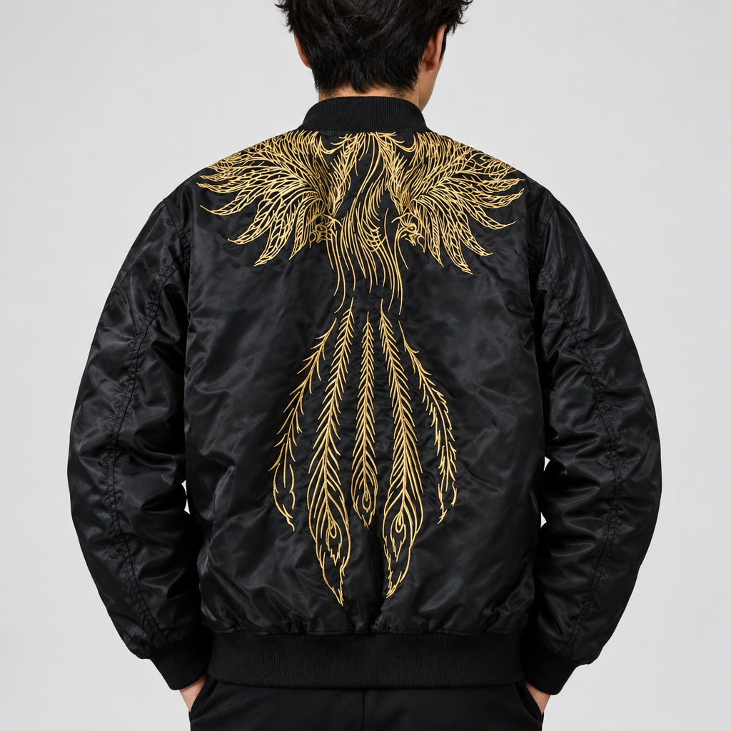Sukajan Japonais Phoenix Homme élégant