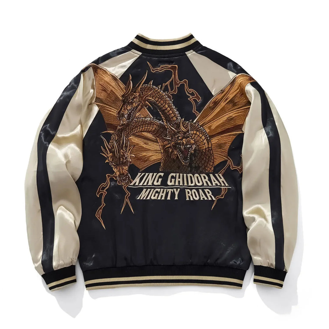 Sukajan Streetwear Beige