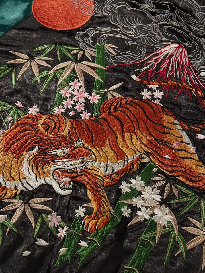 Sukajan Tigre Bambou artistique