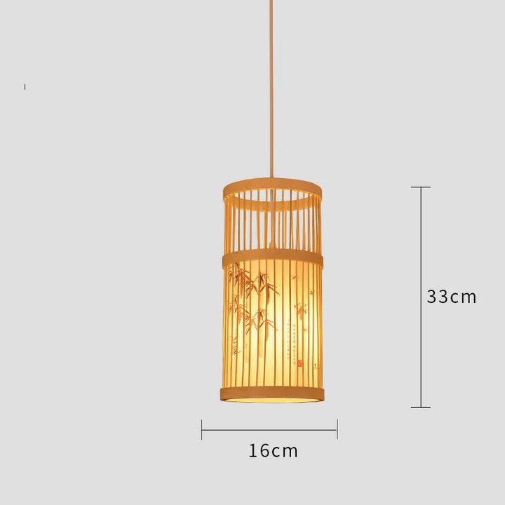 Suspension Japonaise Bambou Design stylé