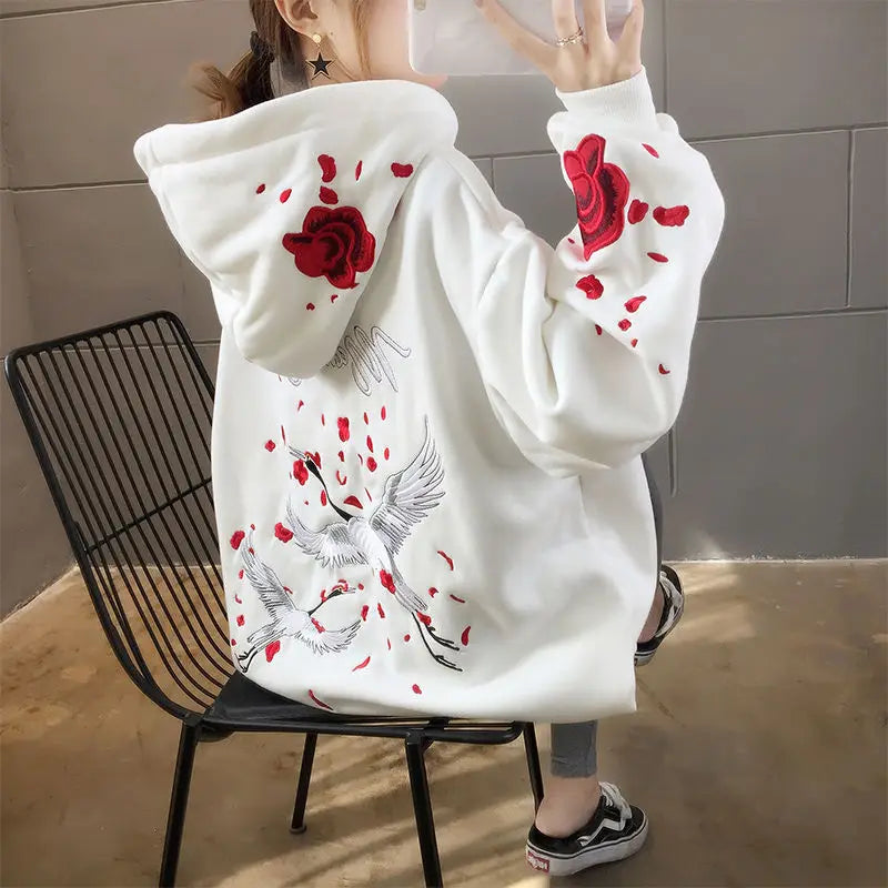 Sweat Femme Motif Japonais