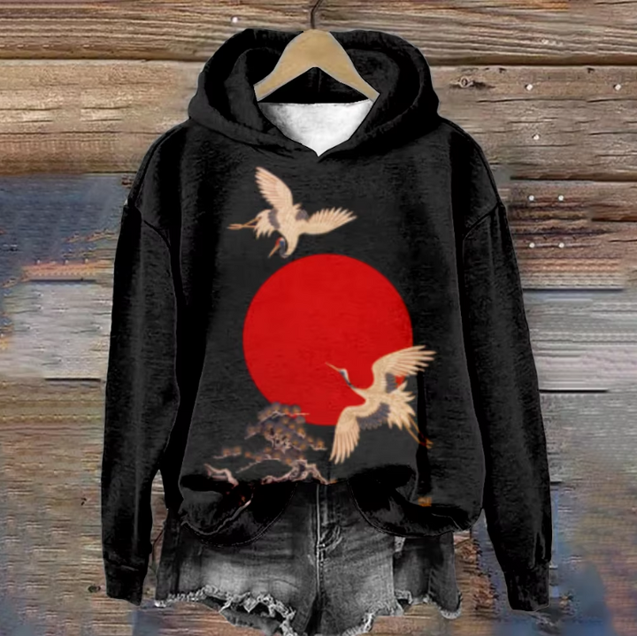 Sweat Grues Japon femme