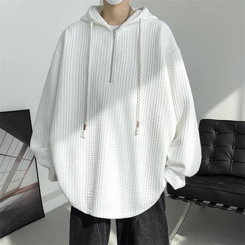 Sweat Japonais Classique Stylé Blanc