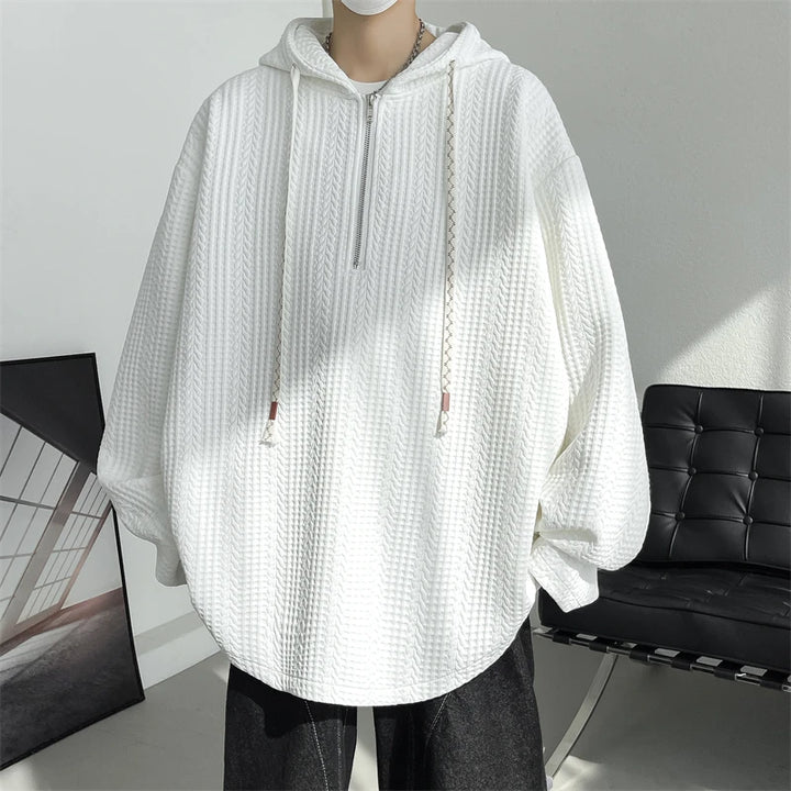Sweat Japonais Classique Stylé Blanc