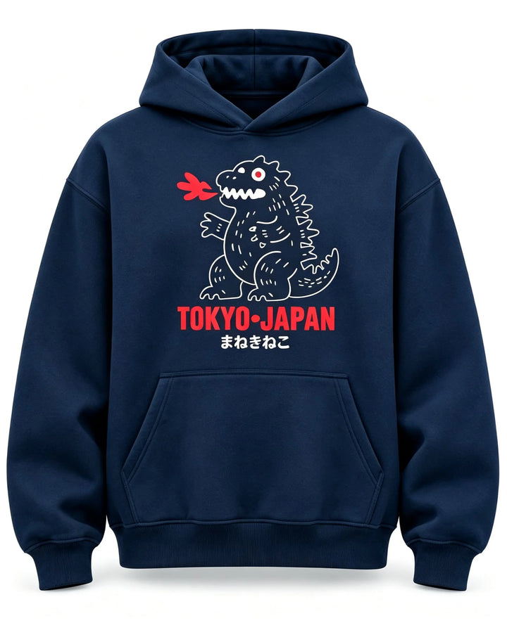 Sweat Japonais Dinosaure graphique