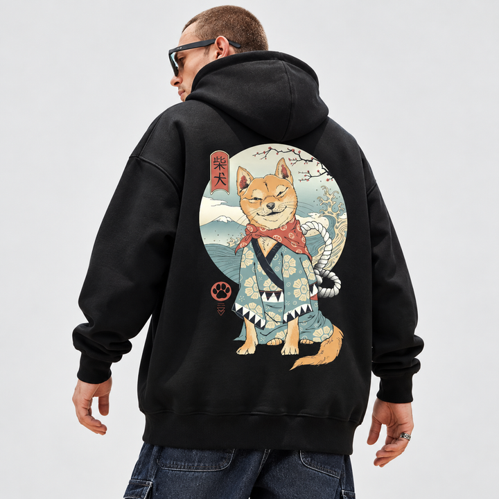 Sweat Japonais Renard élégant