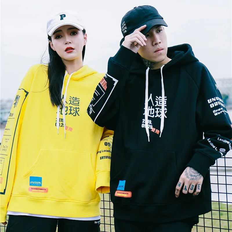 Sweat Streetwear Japonais à capuche