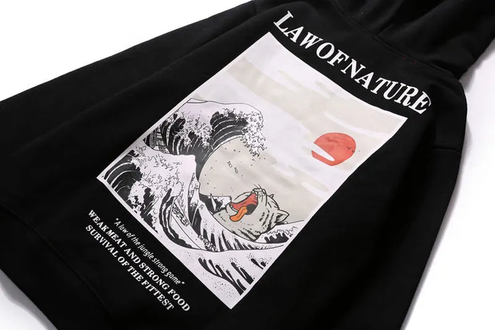 Sweat Vague Kanagawa Japonais