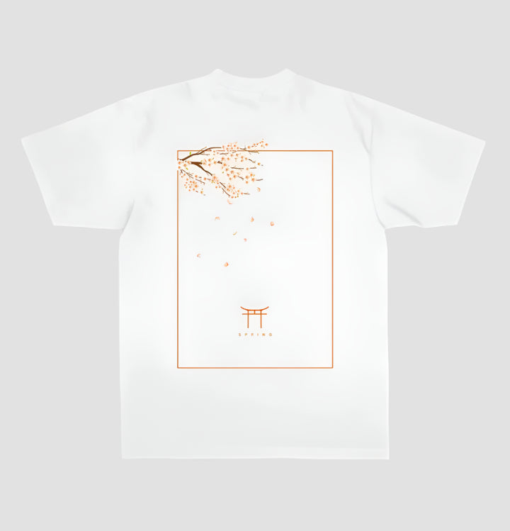 T-Shirt Japonais Fleurs de Sakura Tori