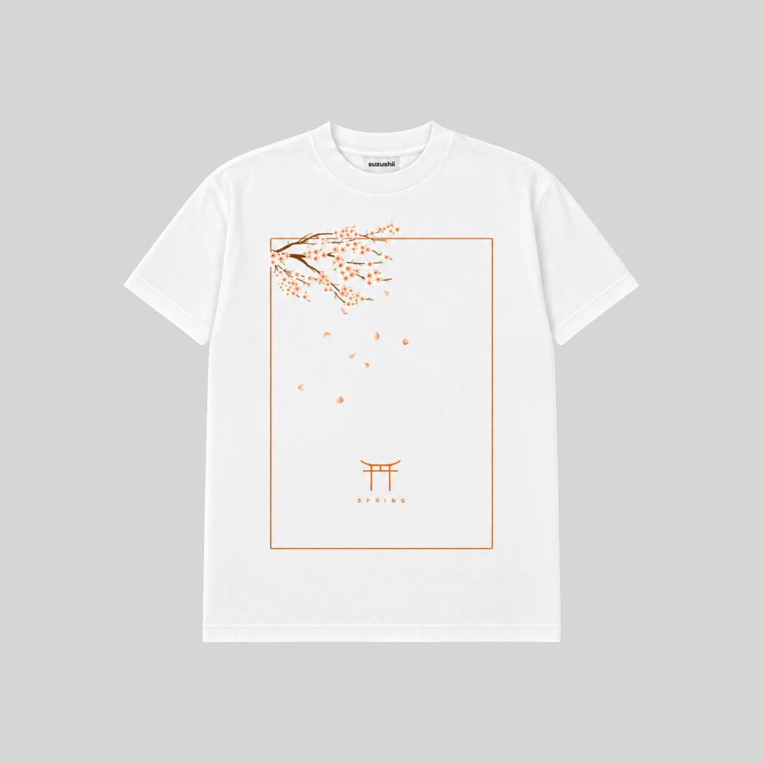 T-Shirt Japonais Fleurs de Sakura Tori