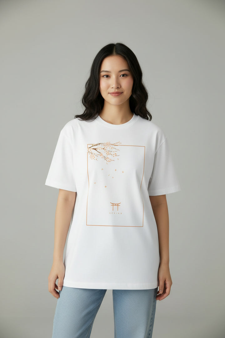T-Shirt Japonais Sakura Tori 