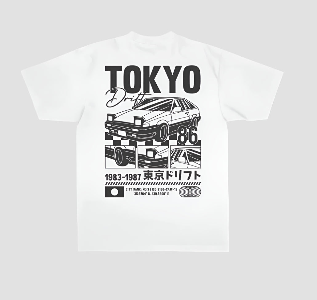 T-Shirt Japonais Tokyo Drift qualité