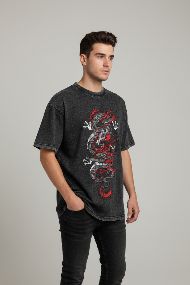 T-Shirt Japonais Urbain fluide