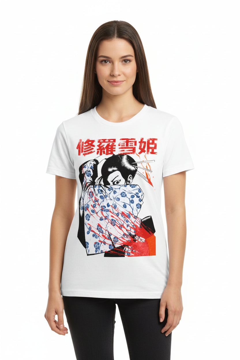 T-Shirt Japonais Vintage Femme