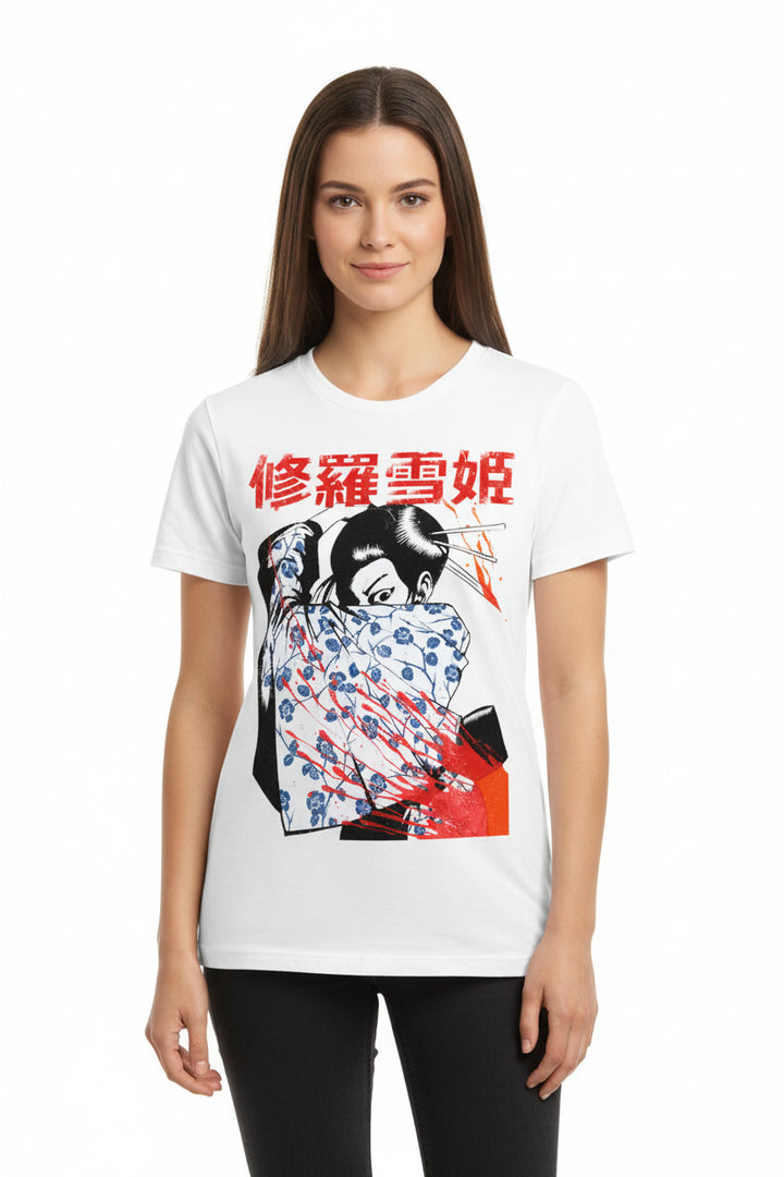 T-Shirt Japonais Vintage Femme
