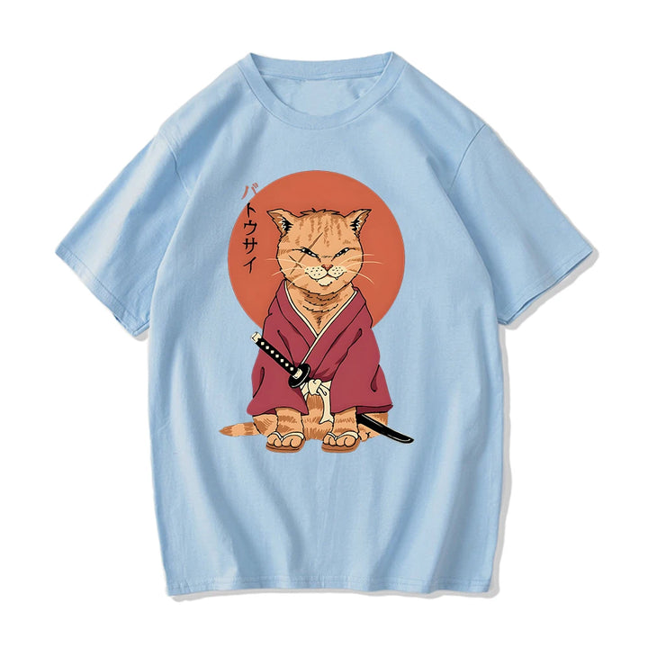 T-shirt Chat Japonais artistique
