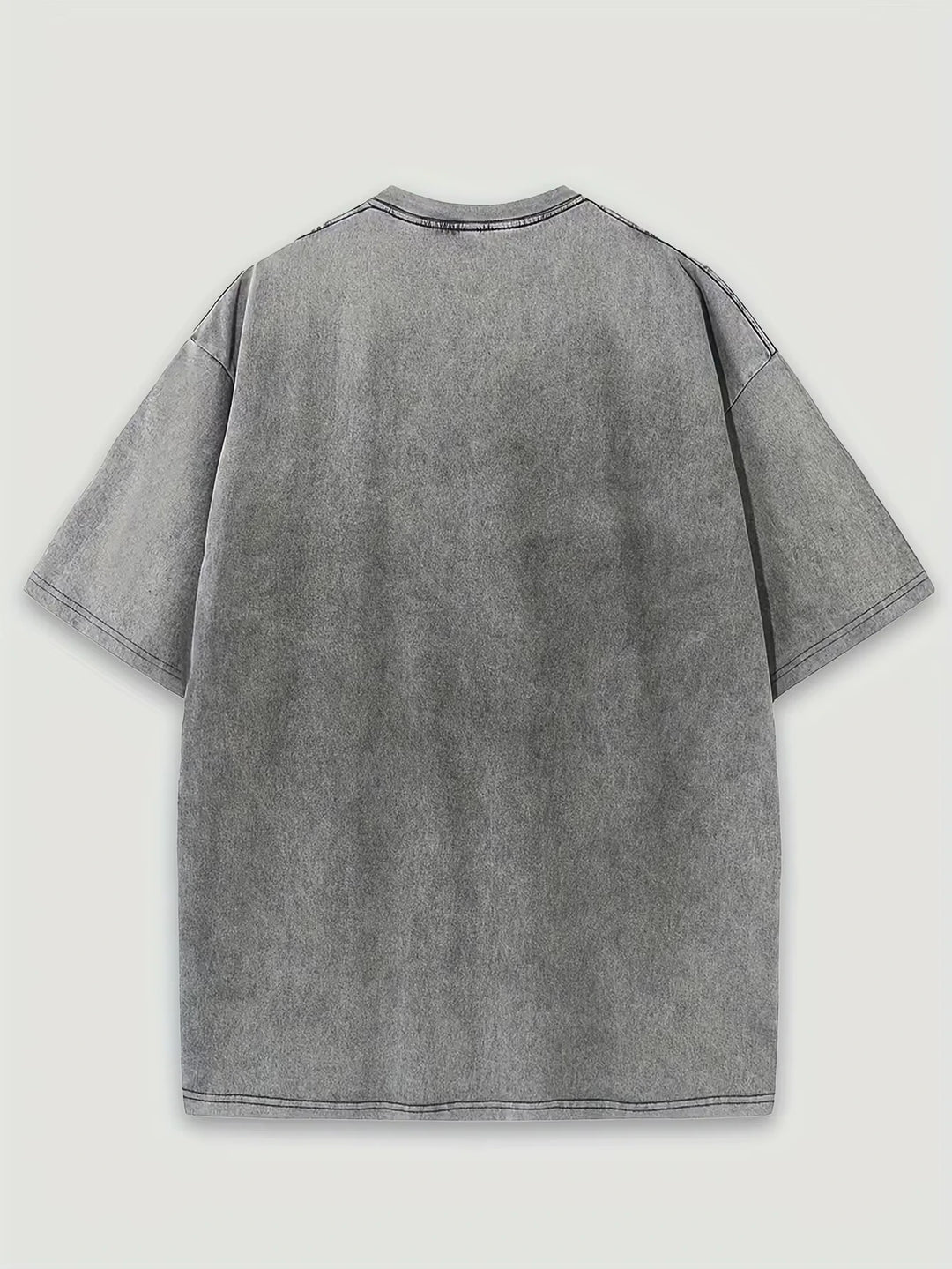 T-shirt Délavé Japonais Sakura Mont Fuji gris qualité