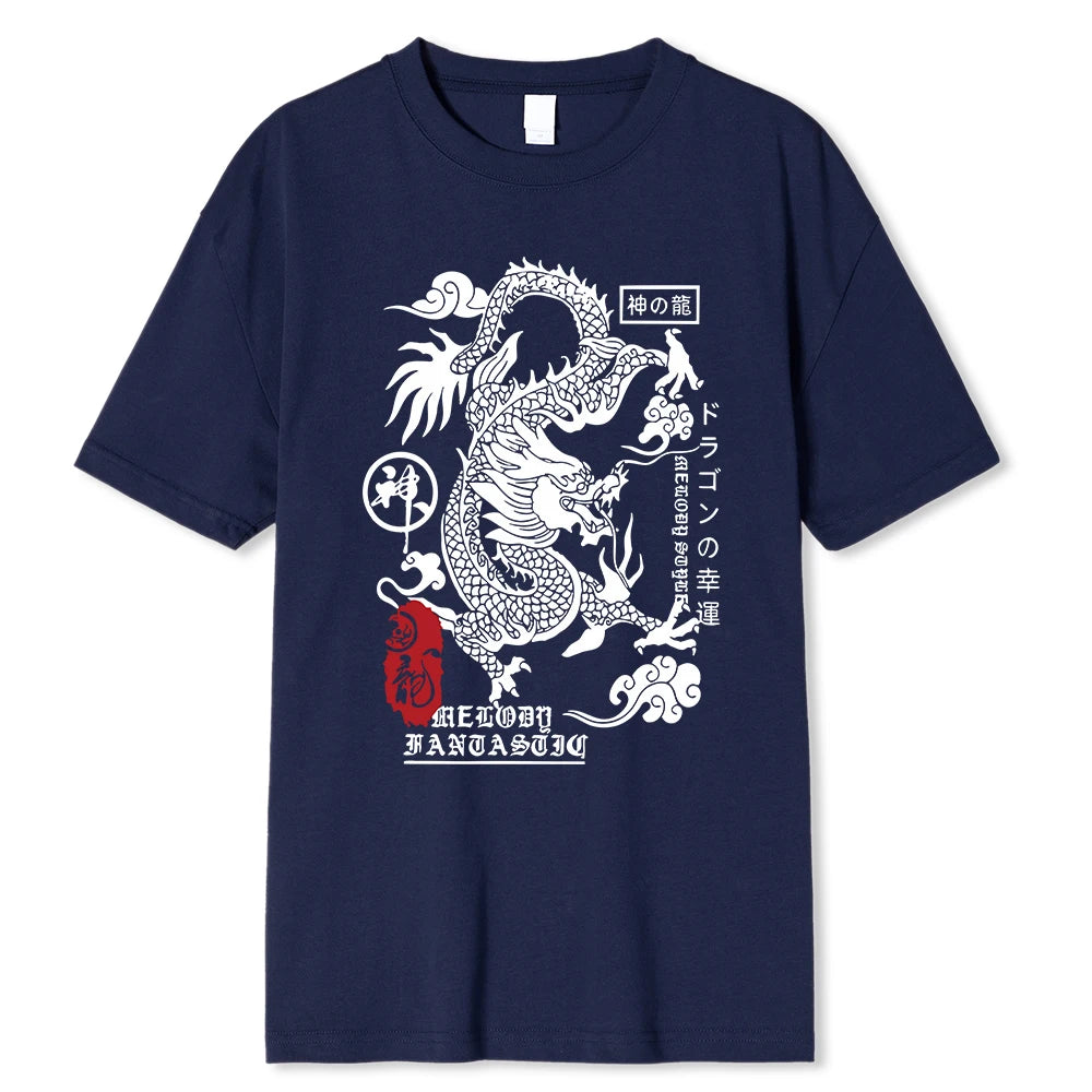 T-shirt Dragon Japonais audacieux