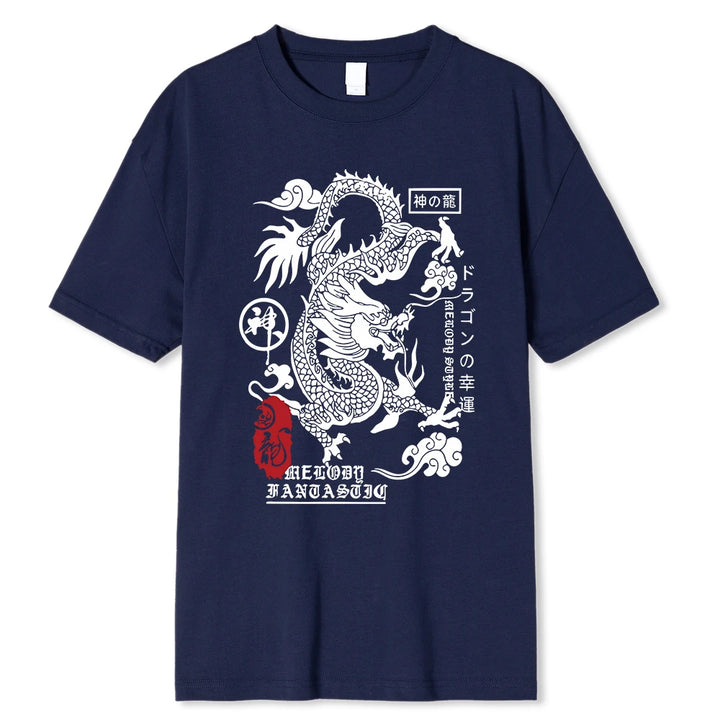 T-shirt Dragon Japonais audacieux