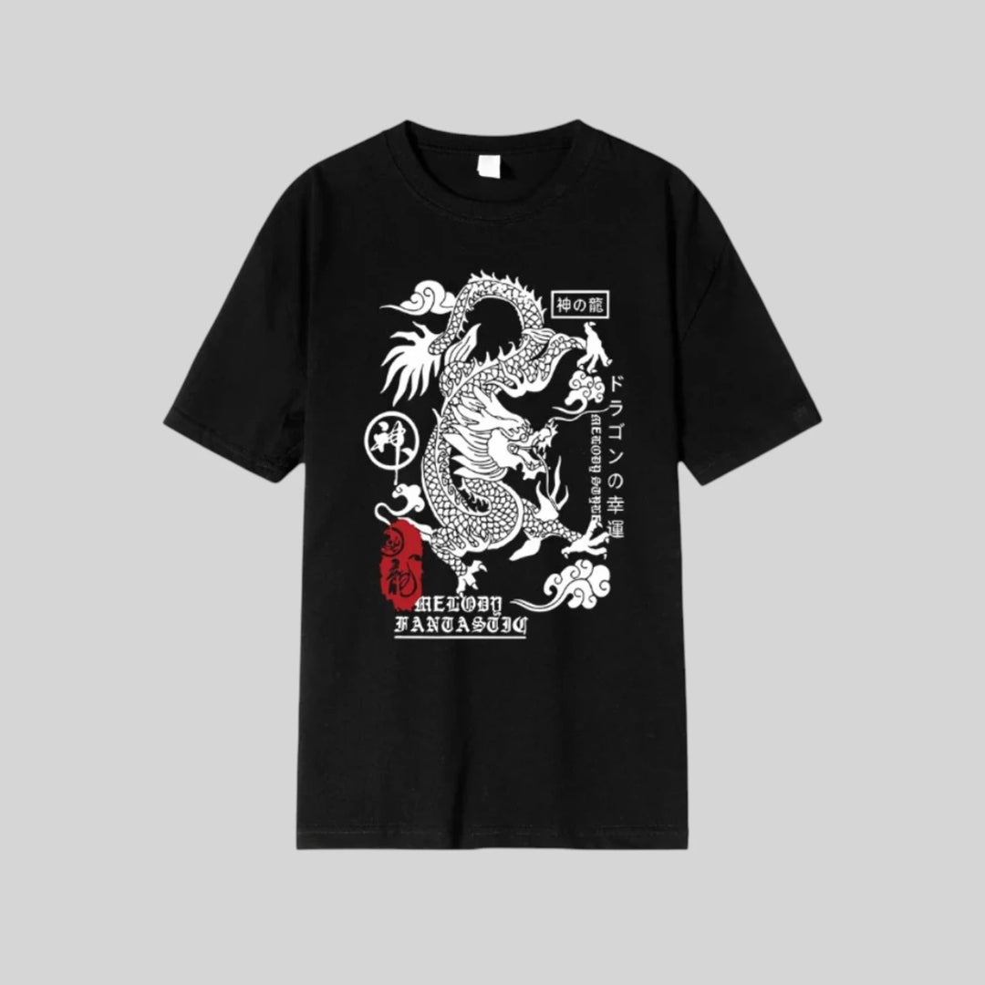 T-shirt Dragon Japonais homme