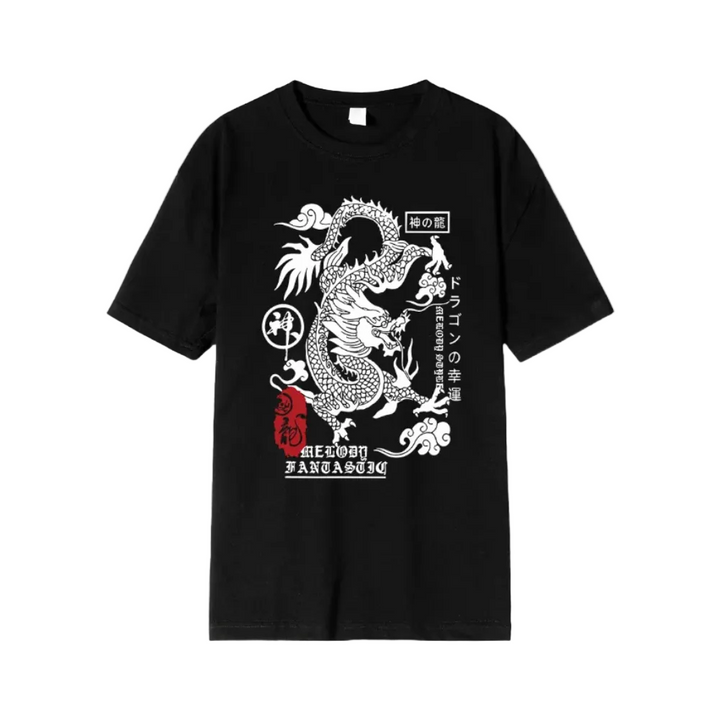 T-shirt Dragon Japonais puissant