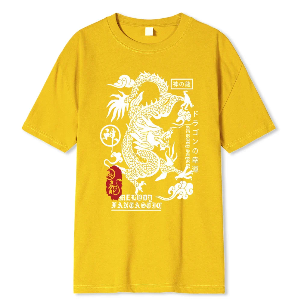 T-shirt Dragon Japonais urbain